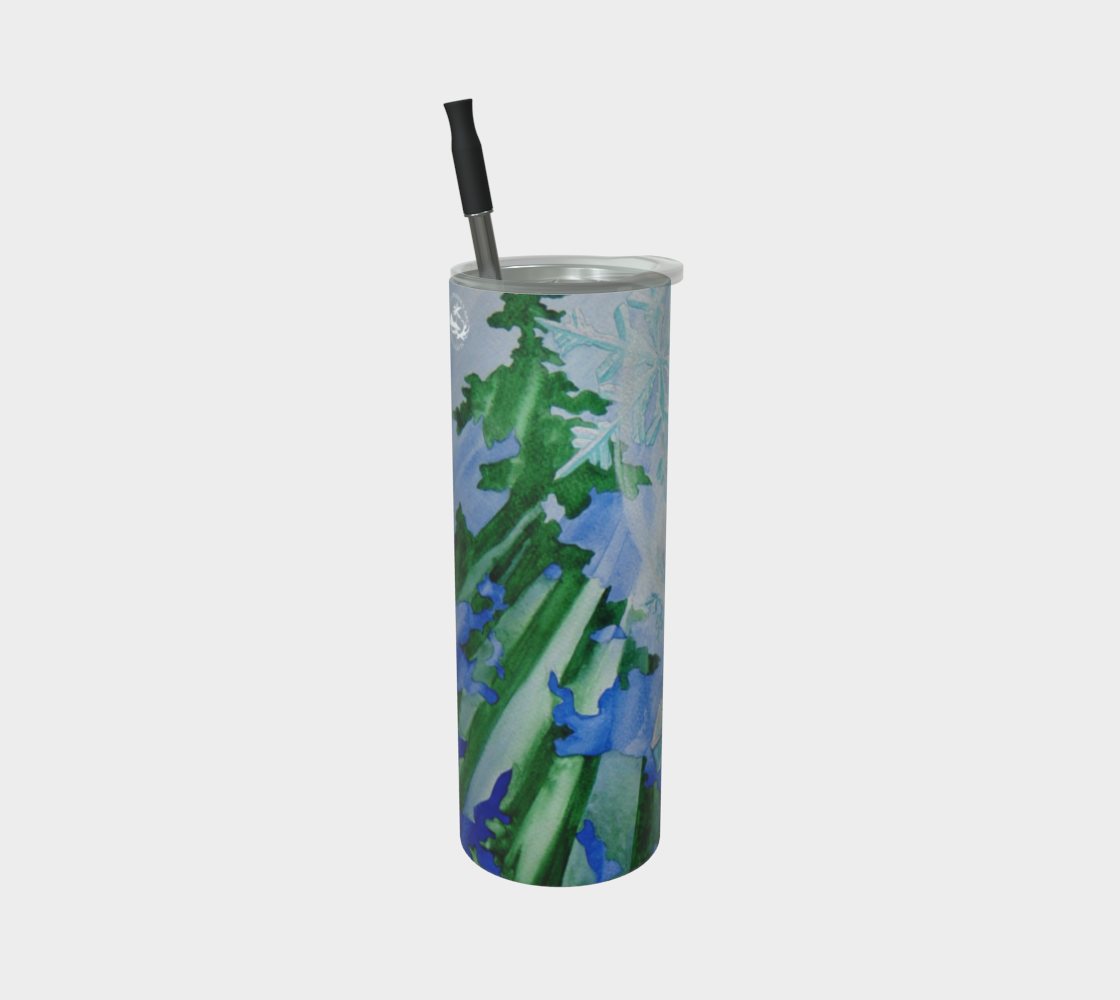 Snowflake Forest Tumbler