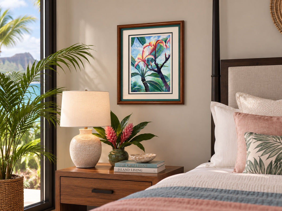 Māla Lani — Original Plumeria Watercolor