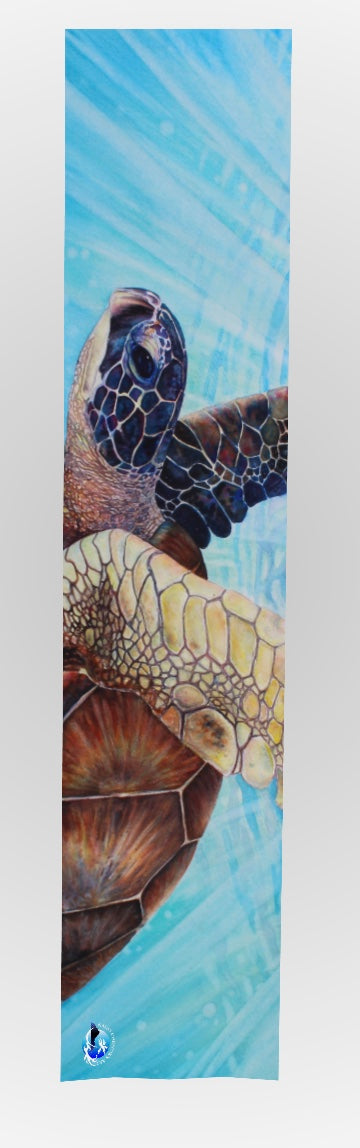 Long Scarf Aloha Spirit Art Scarf by artist Christie Marie