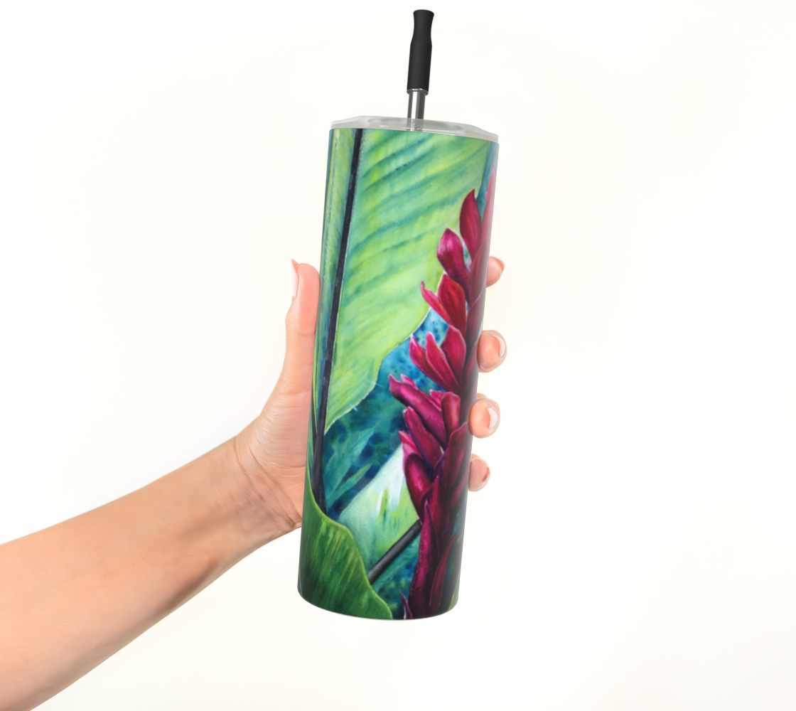 Tropical Flame  Steel Tumbler