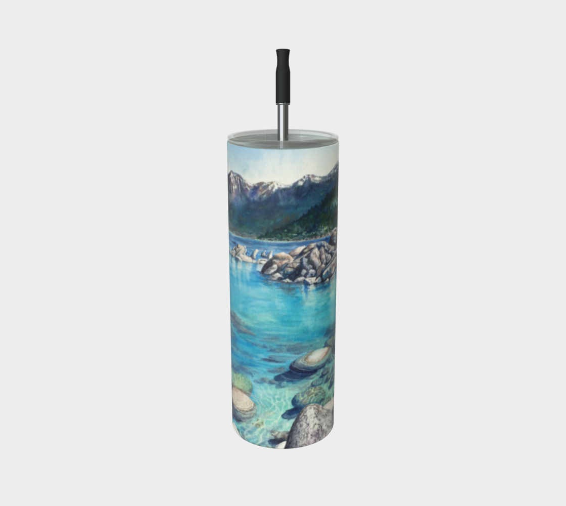 Lake Tahoe Art - Premium Stainless Steel Tumbler