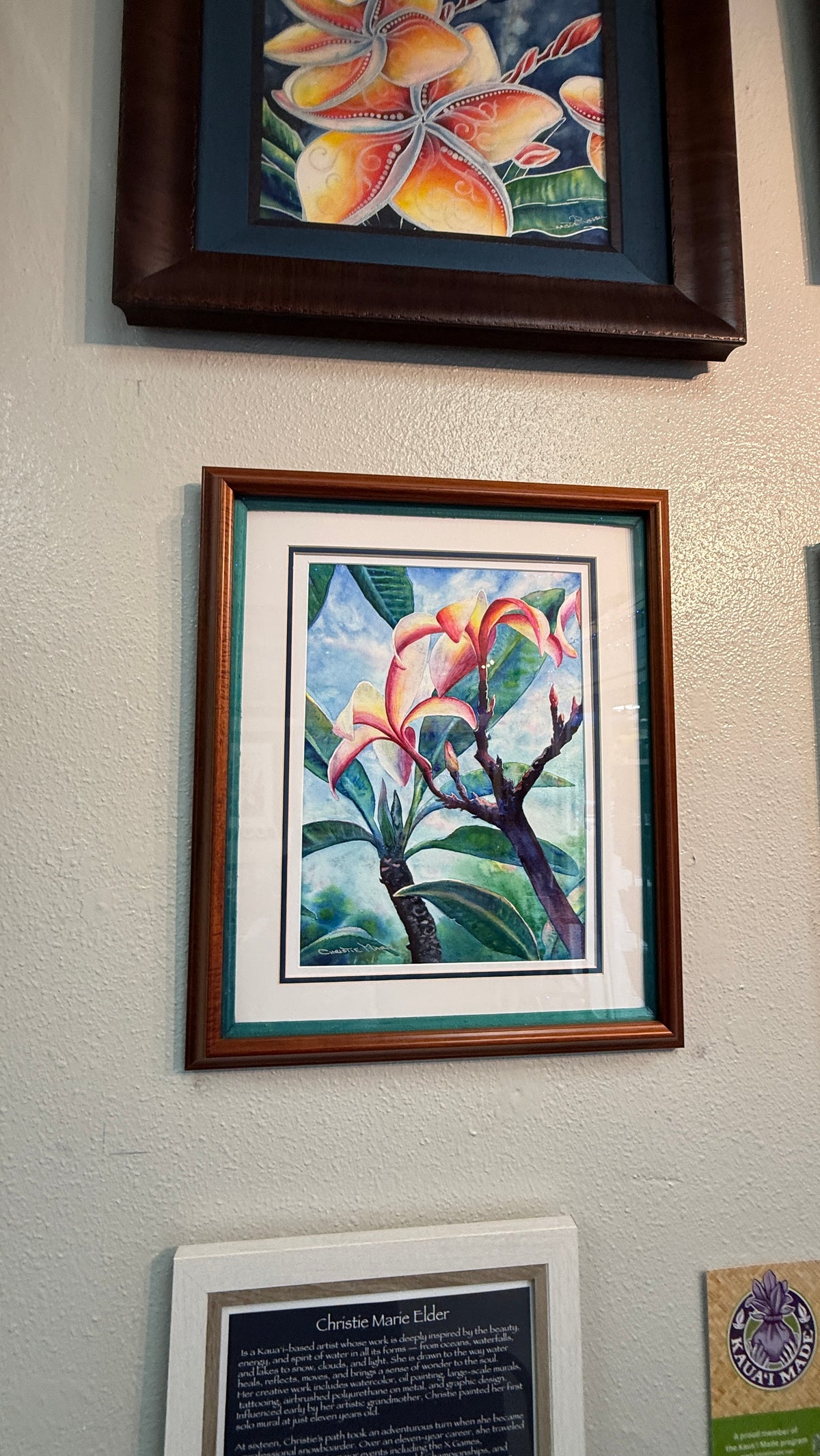 Māla Lani — Original Plumeria Watercolor
