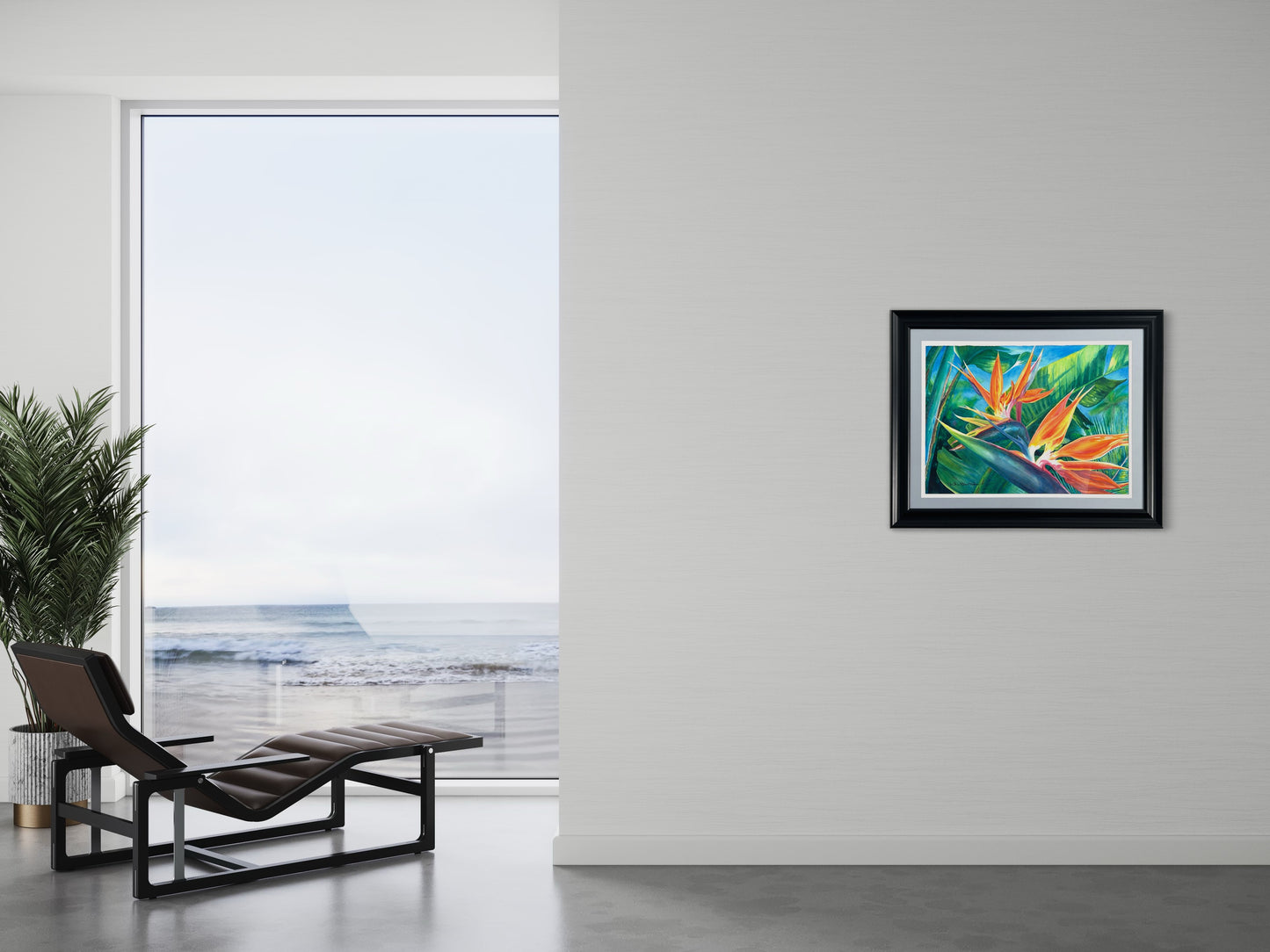 Original - Tropical Paradise - Bird of Paradise - art by Christie Marie Elder