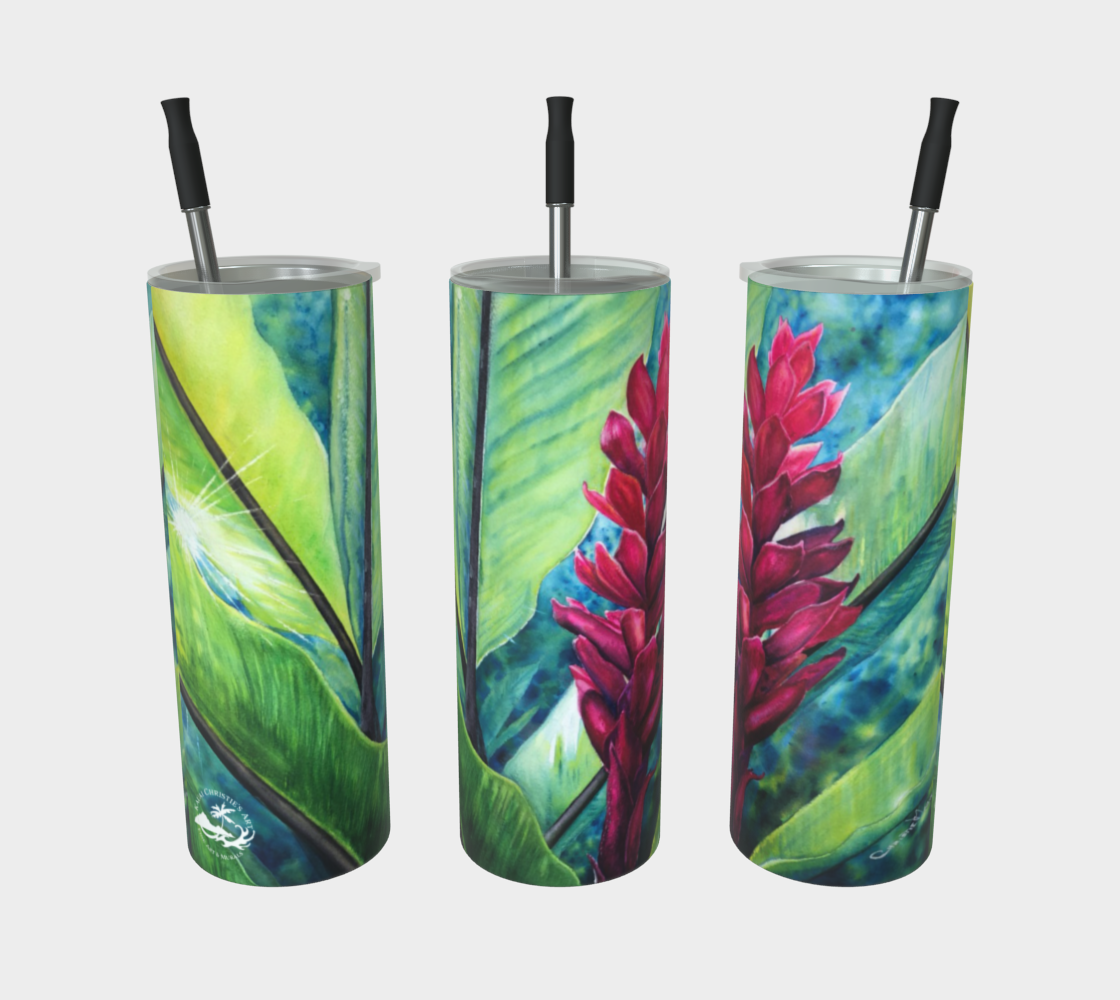 Tropical Flame  Steel Tumbler